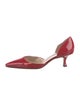 Manolo Blahnik Patent Leather D'Orsay Pumps