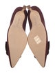 Manolo Blahnik Suede Bow Accents Pumps