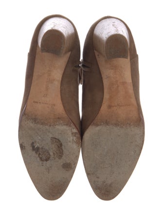 Manolo Blahnik Suede Boots