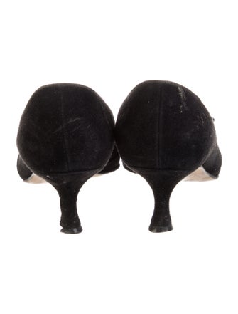 Manolo Blahnik Suede Pumps