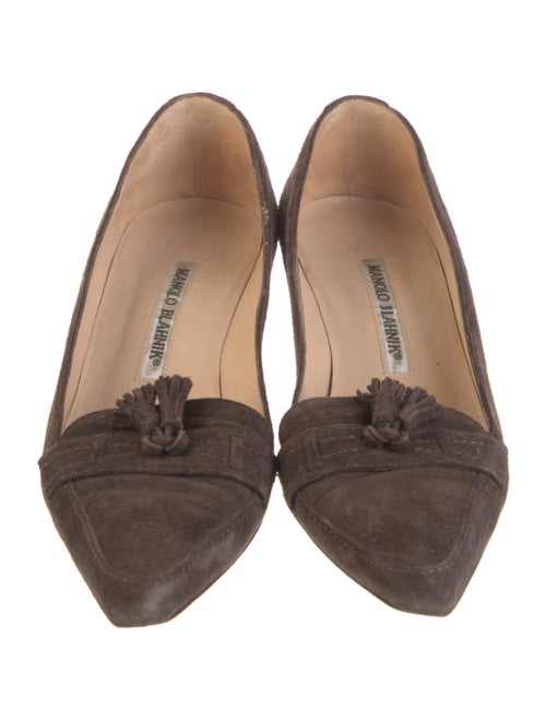 Manolo Blahnik Suede Pumps
