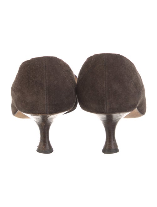 Manolo Blahnik Suede Pumps