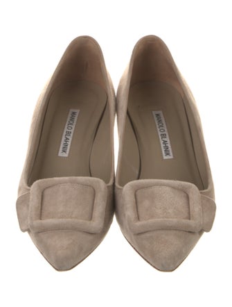Manolo Blahnik Suede Pumps