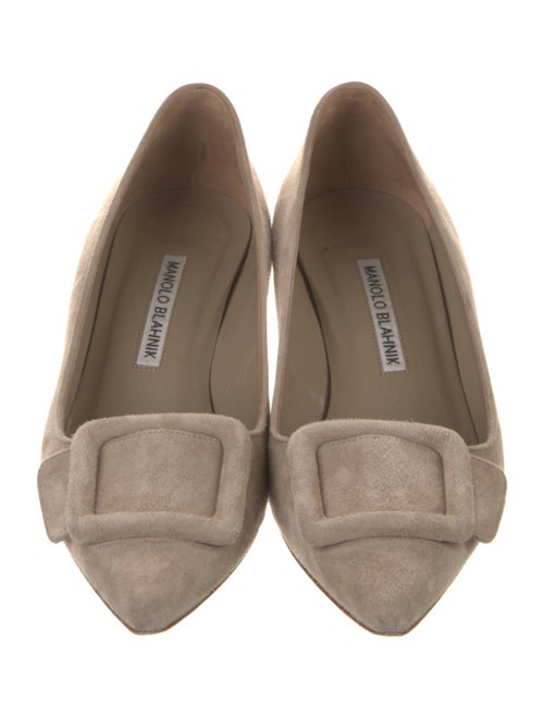 Manolo Blahnik Suede Pumps
