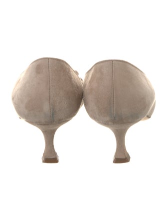 Manolo Blahnik Suede Pumps