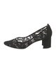 Manolo Blahnik Lace Lace Pattern Pumps