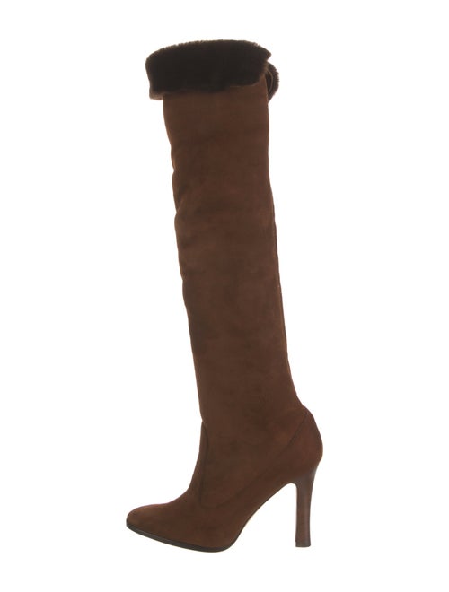Manolo Blahnik Suede Boots