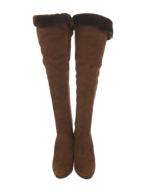 Manolo Blahnik Suede Boots