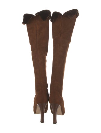 Manolo Blahnik Suede Boots