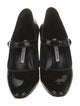 Manolo Blahnik Patent Leather Grosgrain Trim Pumps