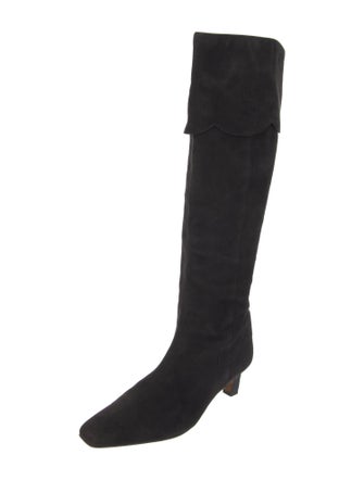 Manolo Blahnik Suede Boots