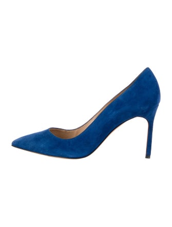 Manolo Blahnik Suede Pumps