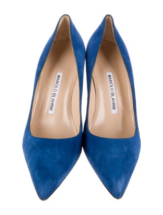 Manolo Blahnik Suede Pumps
