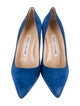 Manolo Blahnik Suede Pumps