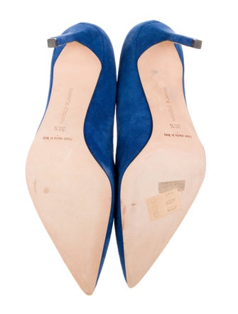 Manolo Blahnik Suede Pumps