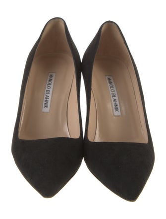 Manolo Blahnik Suede Pumps