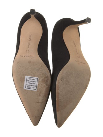 Manolo Blahnik Suede Pumps