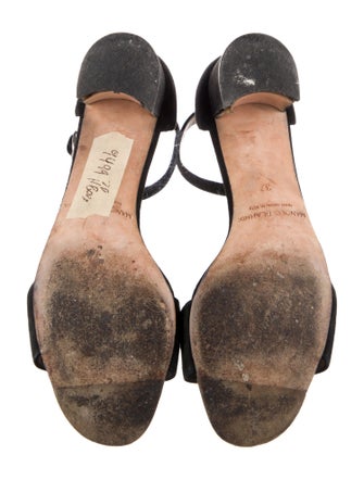 Manolo Blahnik Suede Sandals