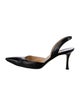 Manolo Blahnik Leather Slingback Pumps