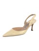 Manolo Blahnik Patent Leather Slingback Pumps
