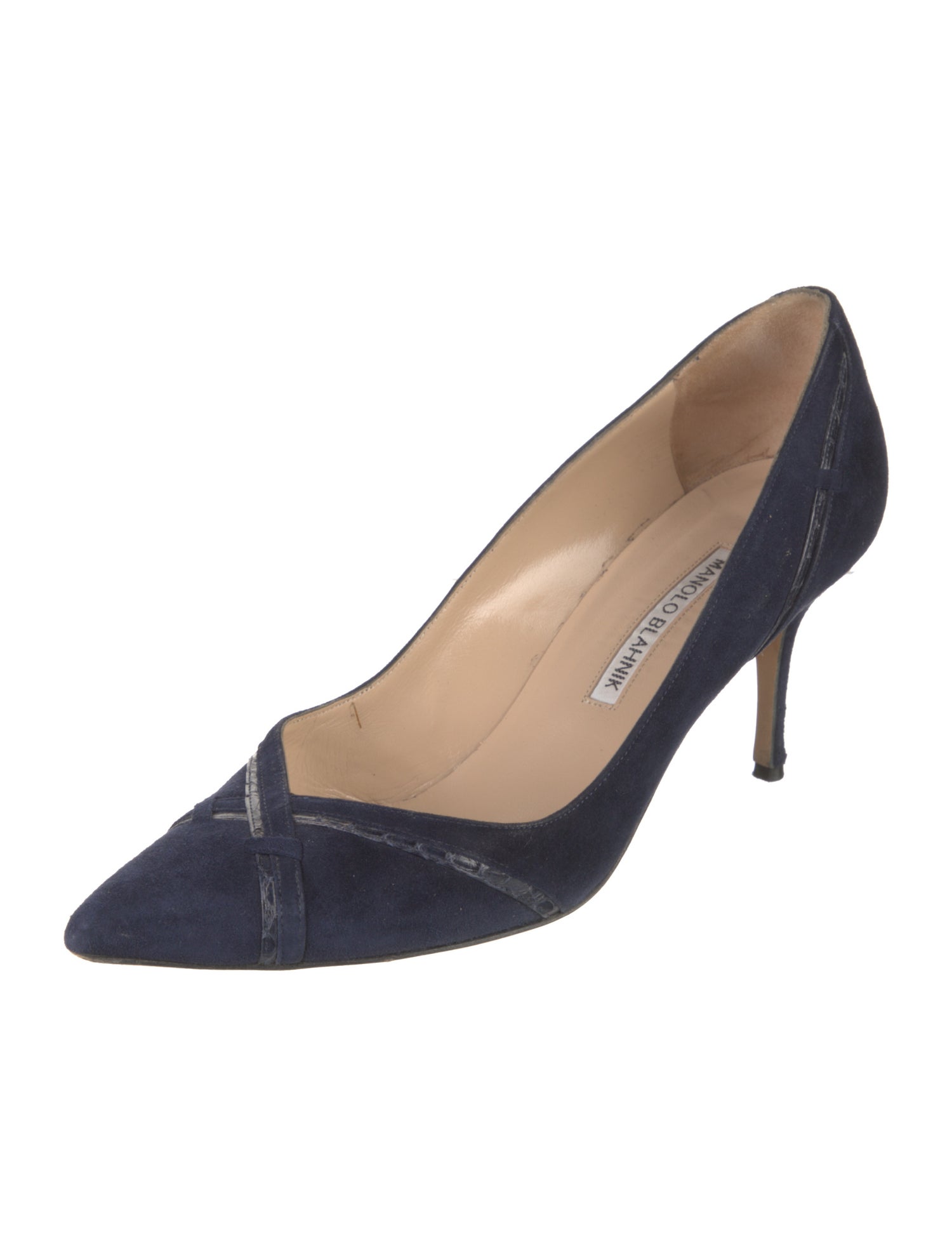 Manolo Blahnik Suede Pumps