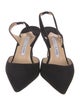 Manolo Blahnik Suede Slingback Pumps