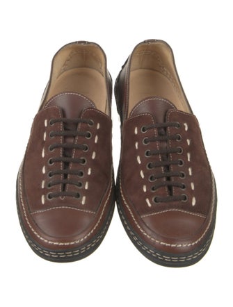 Manolo Blahnik Leather Loafers