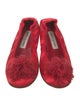 Manolo Blahnik Satin Ballet Flats