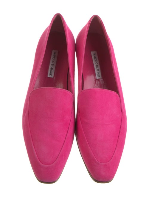 Manolo Blahnik Suede Loafers