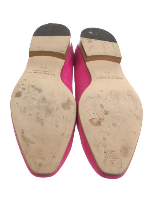 Manolo Blahnik Suede Loafers