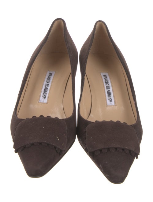 Manolo Blahnik Suede Pumps