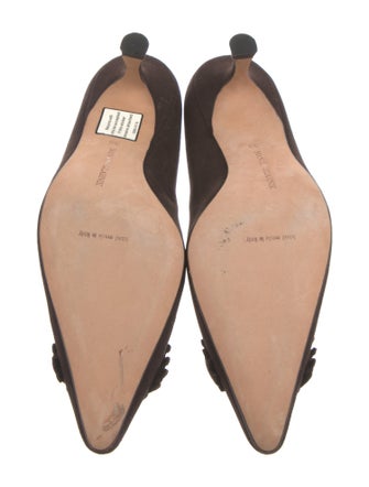 Manolo Blahnik Suede Pumps