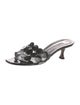 Manolo Blahnik Patent Leather Slides