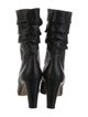 Manolo Blahnik Leather Slouch Boots