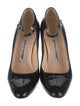 Manolo Blahnik Patent Leather D'Orsay Pumps