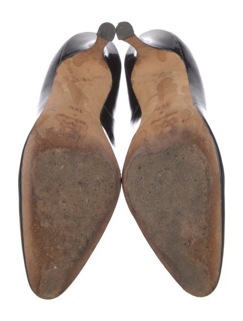 Manolo Blahnik Patent Leather D'Orsay Pumps