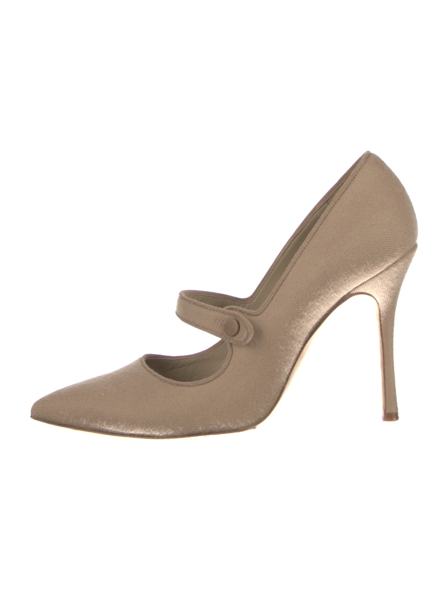 Manolo Blahnik Satin Pumps