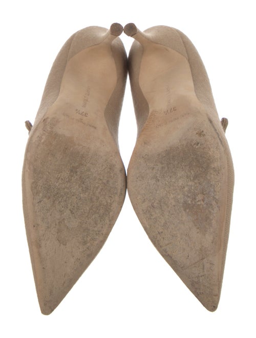 Manolo Blahnik Satin Pumps