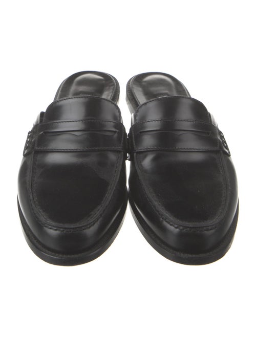 Manolo Blahnik Leather Mules