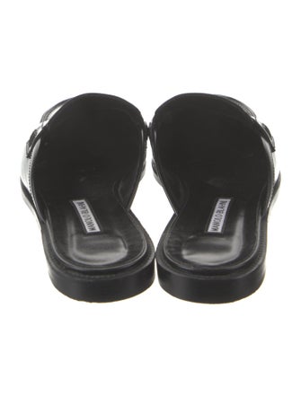 Manolo Blahnik Leather Mules