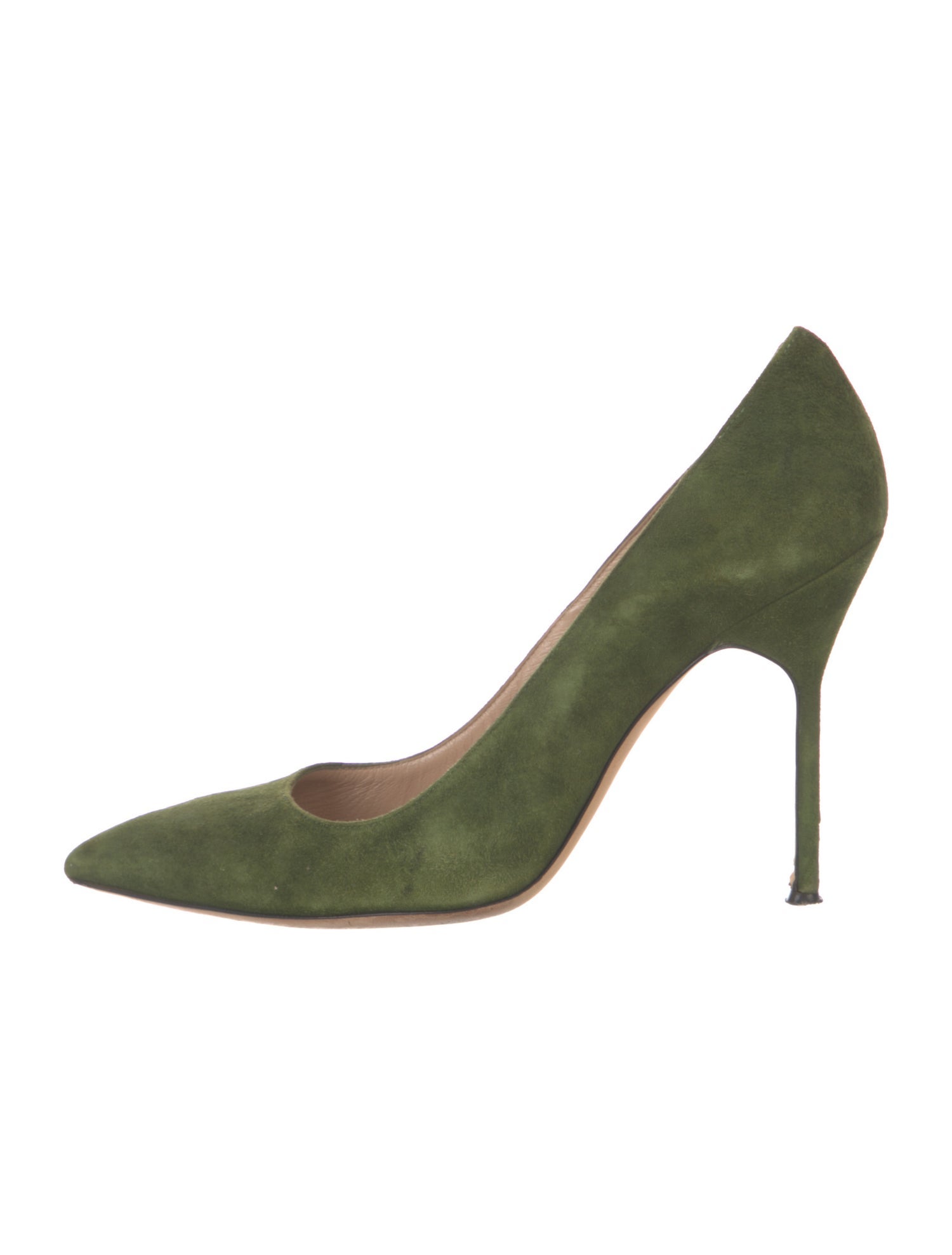 Manolo Blahnik Suede Pumps