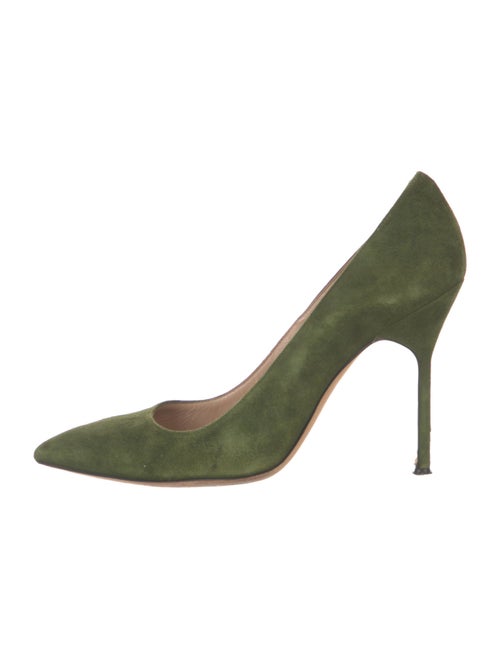 Manolo Blahnik Suede Pumps