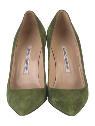 Manolo Blahnik Suede Pumps