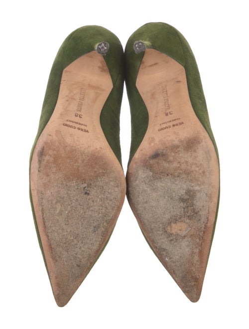 Manolo Blahnik Suede Pumps