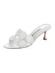 Manolo Blahnik Leather Slides