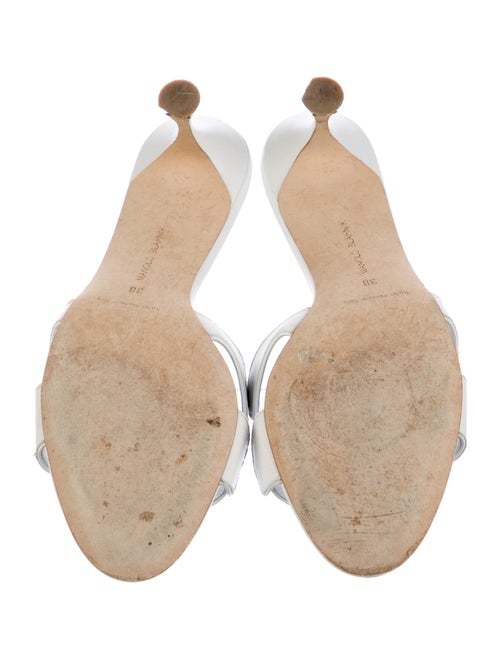 Manolo Blahnik Leather Slides