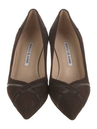 Manolo Blahnik Suede Pumps