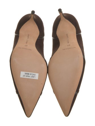 Manolo Blahnik Suede Pumps