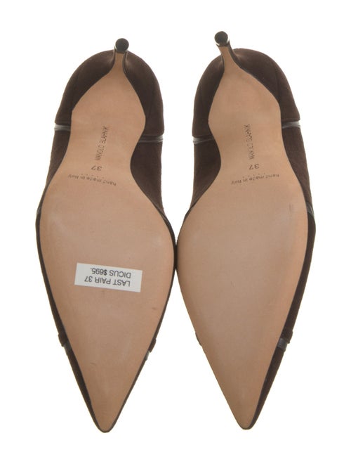 Manolo Blahnik Suede Pumps