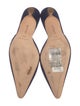 Manolo Blahnik Suede Mules